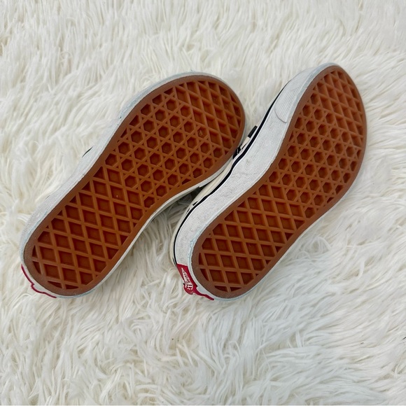 VANS Kids Checkered Slip-On Shoes size 11.5 - Black and White - Picture 7 of 7